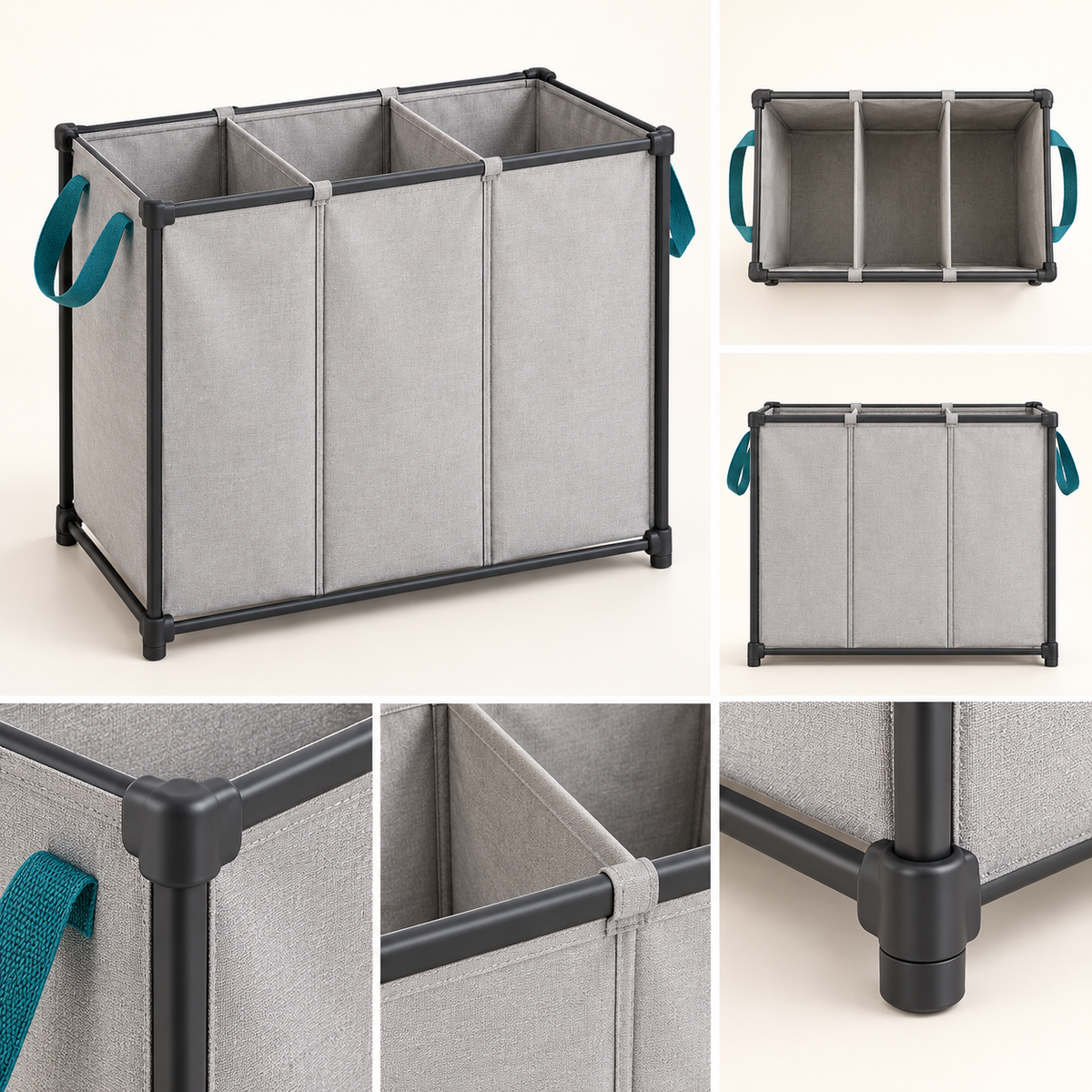 Folding Laundry Sorting Bag — feature