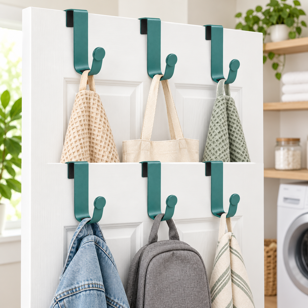 Over-Door Utility Hook Set — lifestyle