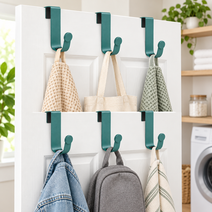 Over-Door Utility Hook Set — lifestyle