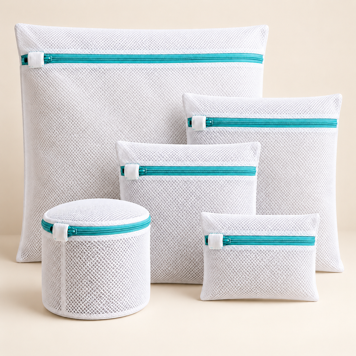 Zippered Laundry Mesh Bag Set — overview